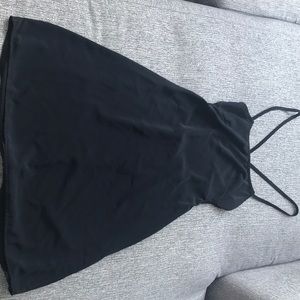 Black brandy Melville cross back dress